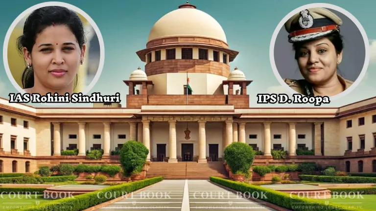 Supreme Court Sends IAS Rohini Sindhuri–IPS D. Roopa Moudgil Defamation Battle to Mediation, Says Careers Are Being Damaged
